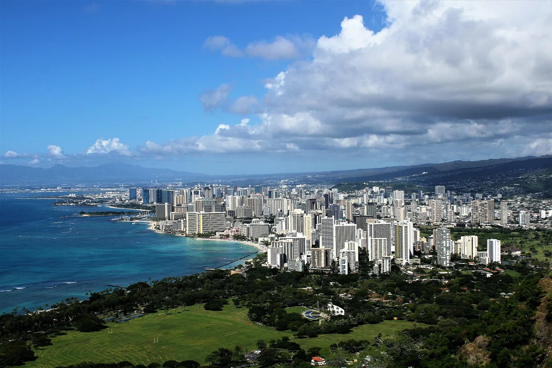 Honolulu waterfront