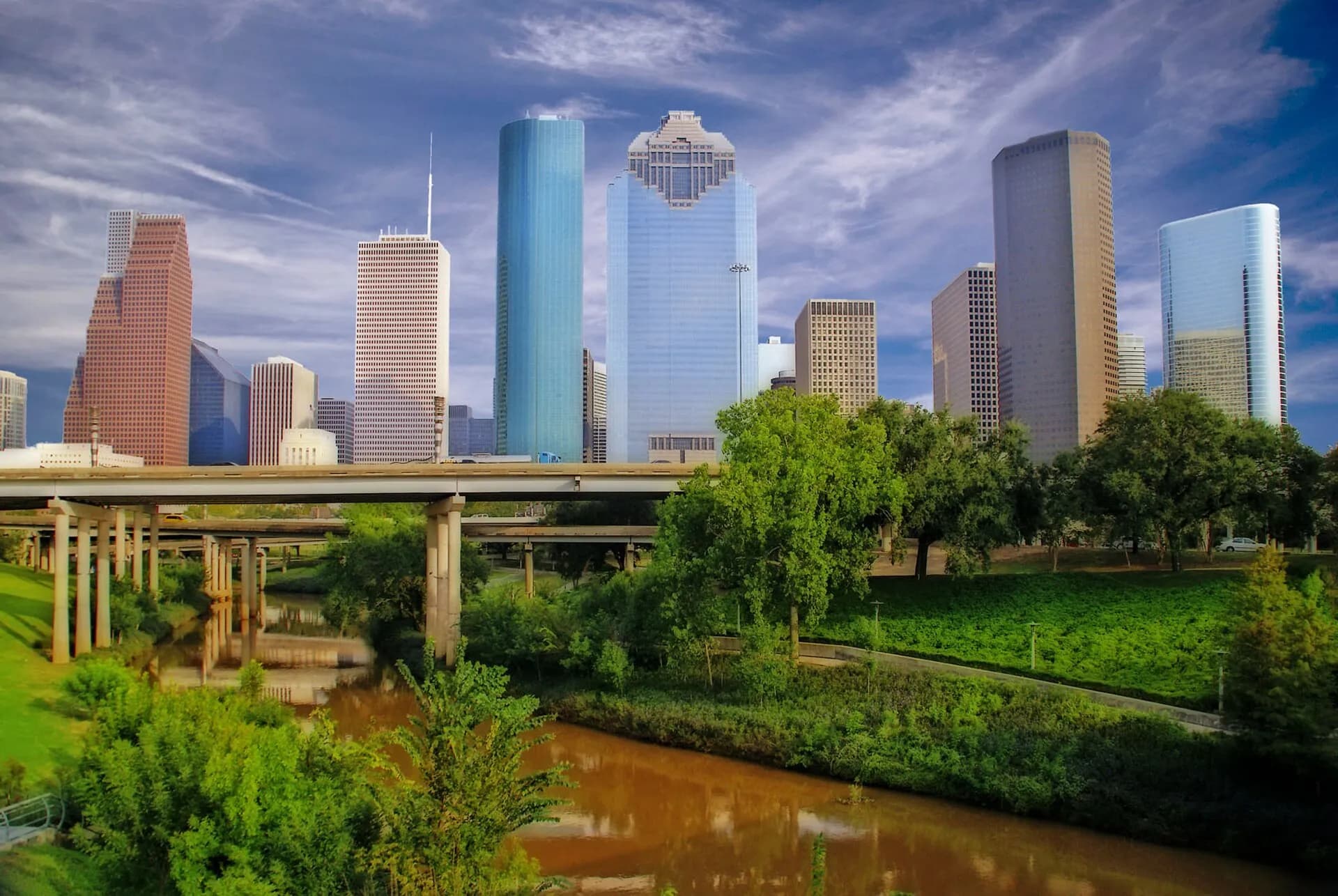 Houston, Texas waterfront