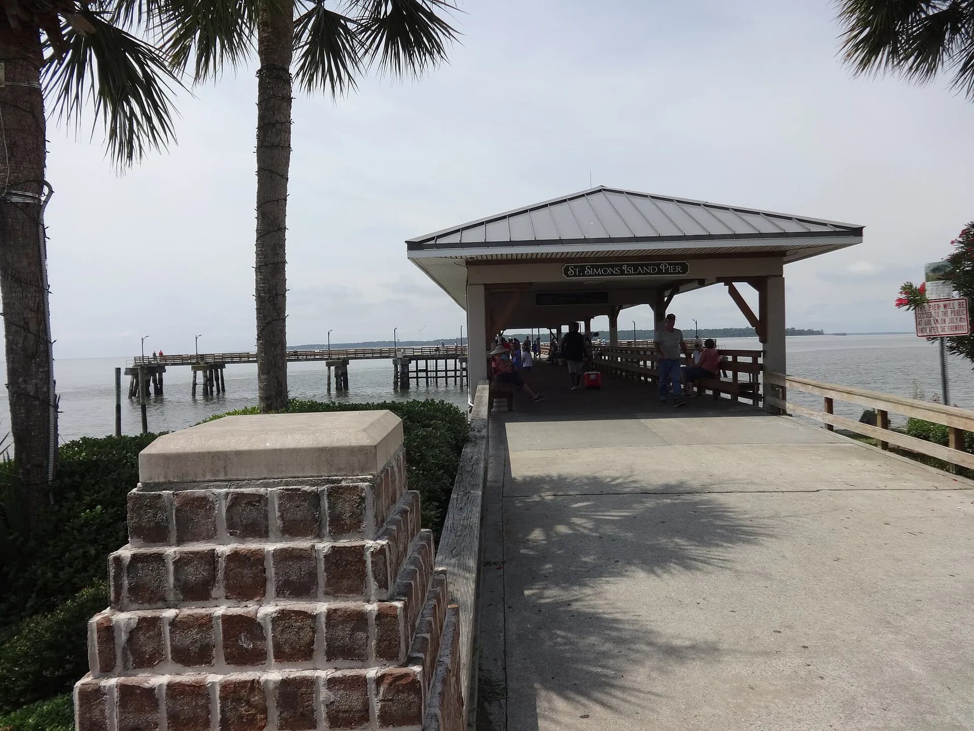 Marina waterfront in Georgia