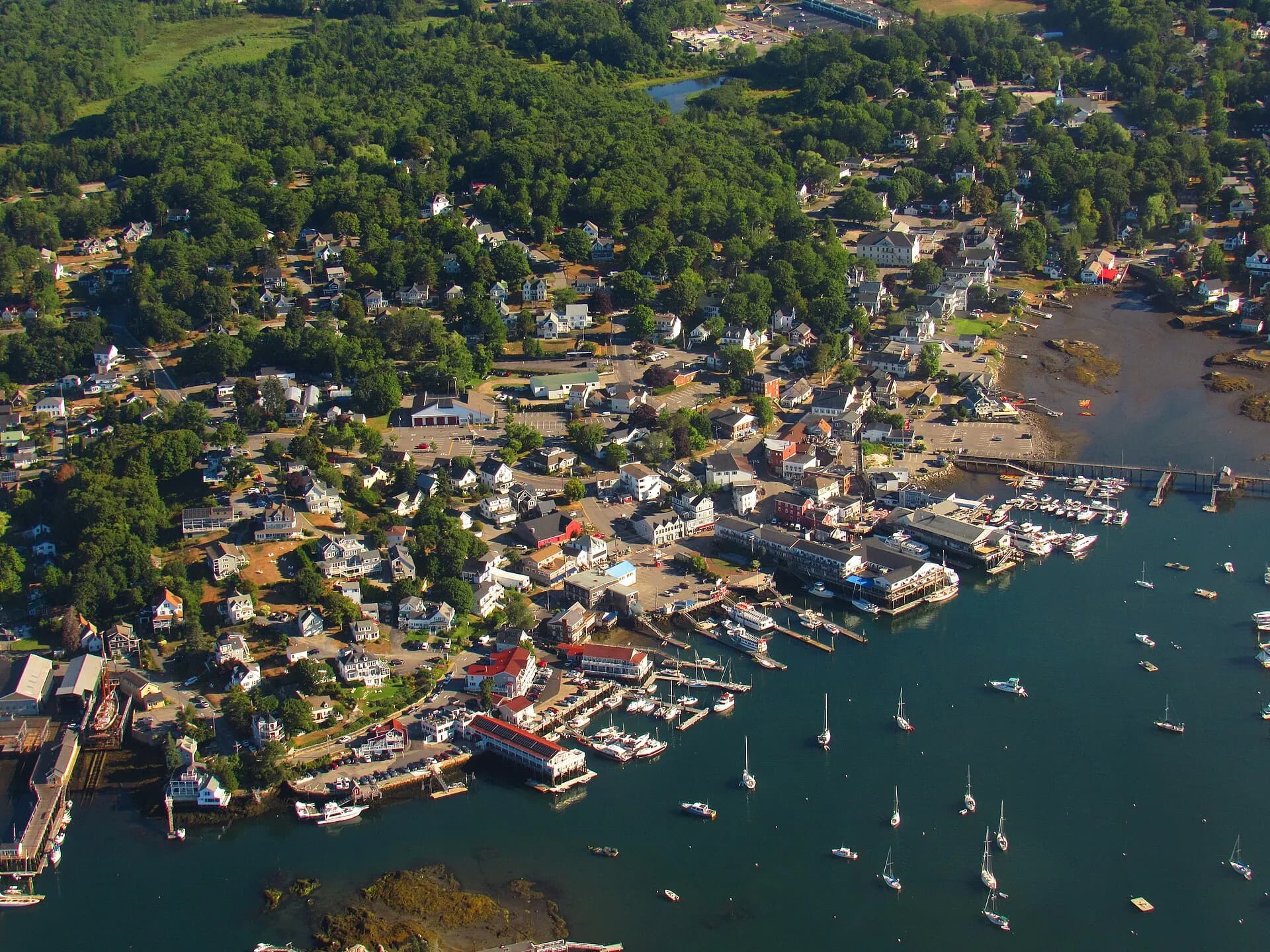 Boothbay Harbor waterfront