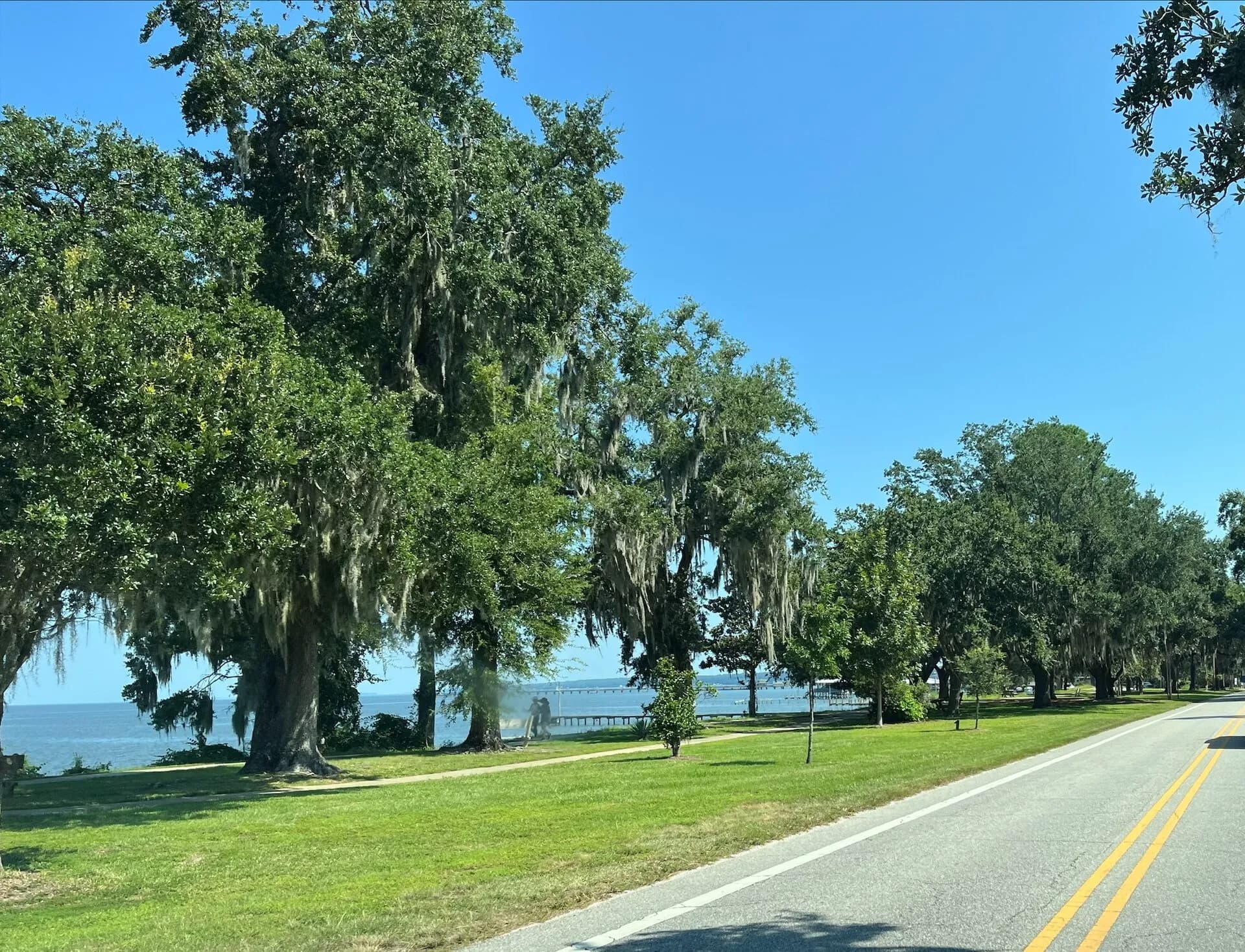 Marina waterfront in Alabama