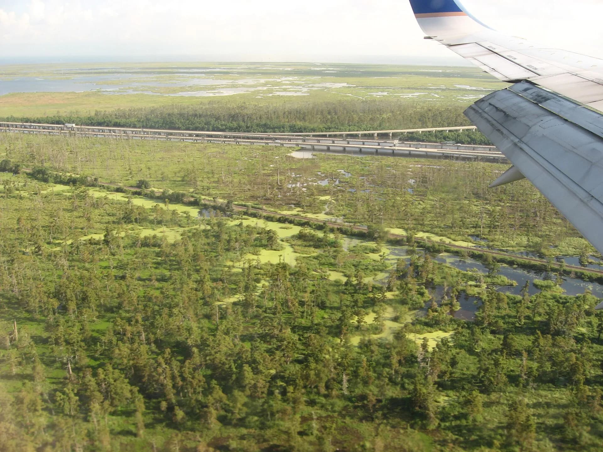 Marina waterfront in Louisiana
